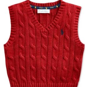 Polo Cable-Knit Sweater (Size XL)